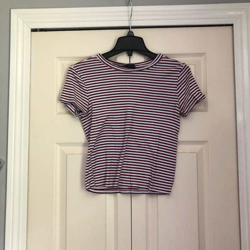 forever 21 striped tee